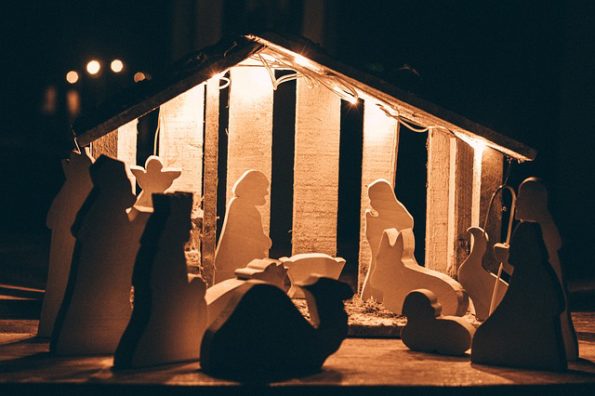 Is Jesus God? - image of nativity scene